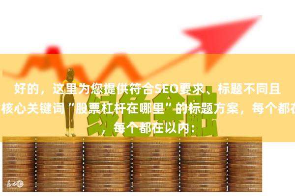 好的，这里为您提供符合SEO要求、标题不同且均包含核心关键词“股票杠杆在哪里”的标题方案，每个都在以内：